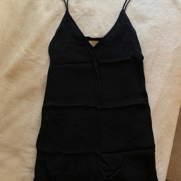 Aritzia black vivienne slip dress - Picture 2 of 4